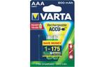 Аккумулятор Varta AAA Rechargeable Accu 800mAh * 2 NI-MH (READY 2 USE) (56703101402)