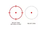 Коллиматорный прицел Holosun HE530G-RD точка 2 MOA + круг 65 МОА (Red) (HE530G-RD)