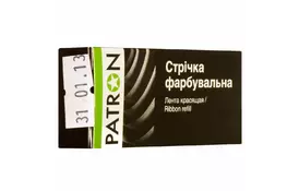 Лента к принтерам PATRON 8мм х 1,8м Black (к) (PN-8-1.8SB) - Фото