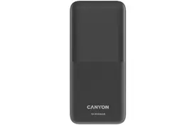 Батарея универсальная Canyon PB-1010 10000 mAh PD/22.5W QC/3.0 Black (CNE-CPB1010B) - Фото