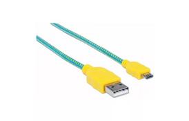 Дата кабель USB 2.0 AM to Micro 5P 1.8m Manhattan (352703) - Фото