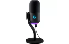 Мікрофон Logitech Yeti GX Dynamic RGB Gaming Mic with Lightsync Black (988-000569) - Фото