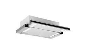 Витяжка кухонна VENTOLUX GARDA 60 INOX (620) BK GLASS - Фото