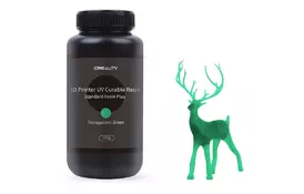 Фотополимерная смола Creality Resin, LCD Standard Plus 500г, green, transparent (3302020084) - Фото
