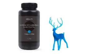 Фотополимерная смола Creality Resin, LCD Standard Plus 500г, blue, transparent (3302020083) - Фото