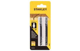 Холст Stanley для древесины, грубый, L=100, WL=75, глубина реза - 60, 2 шт (STA21072) - Фото