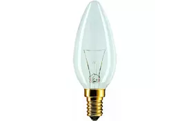 Лампочка PHILIPS E14 60W 230V B35 CL 1CT/10X10F Stan (8711500011671) - Фото
