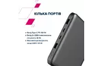 Батарея универсальная Canyon PB-2008 20000mAh PD/100W QC/3.0 (CNE-CPB2008DG)