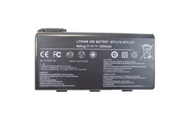 Аккумулятор для ноутбука AlSoft MSI BTY-L74 5200mAh 6cell 11.1V Li-ion (A41554) - Фото