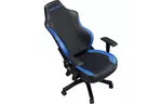 Кресло игровое Anda Seat Luna Color PVC Size L Black/Blue (AD18-48-BS-PV)