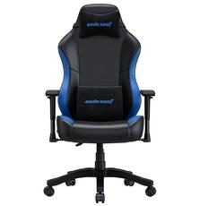 Кресло игровое Anda Seat Luna Color PVC Size L Black/Blue (AD18-48-BS-PV)