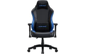 Крісло ігрове Anda Seat Luna Color PVC Size L Black/Blue (AD18-48-BS-PV) - Фото