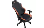 Кресло игровое Anda Seat Luna Color PVC Size L Black/Orange (AD18-48-BO-PV)