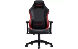 Крісло ігрове Anda Seat Luna Color PVC Size L Black/Red (AD18-48-BR-PV) - Фото