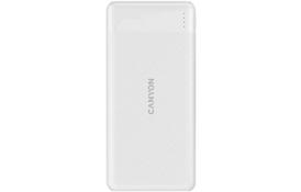 Батарея універсальна Canyon PB-109 10000 mAh PD/18W QC/3.0/20W White (CNE-CPB1009W) - Фото