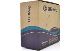 Кабель мережевий OK-Net UTP 100м cat.5e (U/UTP-cat.5Е-SL) (КПВ-ВП (100) 4*2*0,48 / 100) - Фото