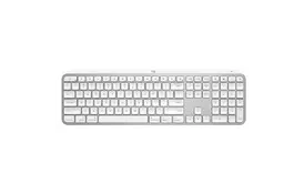 Клавіатура Logitech MX Keys S для MAC Bluetooth/Wireless UA Pale Grey (920-011638) - Фото