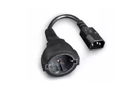 Кабель питания C14 male to Schuko female 0.15 Cablexpert (PC-SFC14M-01) - Фото