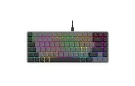 Клавиатура GamePro MK141R Red Swich Low Profile RGB USB Dark Gray (MK141R) - Фото