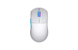 Мишка Hator Quasar 2 Pro Wireless/Bluetooth/USB White/Cyan (HTM561WC) - Фото