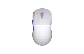 Мишка Hator Quasar 2 Ultra 4K Wireless/Bluetooth/USB White/Lilac (HTM571WL) - Фото