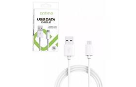 Дата кабель USB 2.0 AM to Micro 5P 1.0m White Optima (40144) - Фото