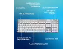 Клавиатура Logitech G915 X Lightspeed Switch-Tactile Wireless/Bluetooth/USB UA White (920-012690)