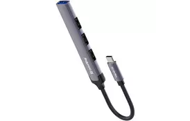 Концентратор ColorWay USB-C 4-в-1 USB2.0х3/USB3.0 (CW-HUB04) - Фото