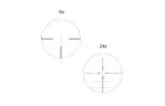 Оптический прицел Vector Optics Sentinel 6-24x50 (30 мм) illum.