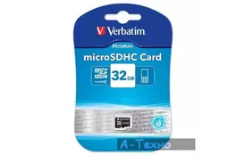Карта памяти Verbatim 32GB microSDHC class 10 (44013) - Фото