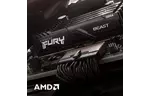 Модуль памяти для компьютера DDR4 128GB (4x32GB) 3200 MHz Fury Beast Black Kingston Fury (ex.HyperX) (KF432C16BBK4/128)