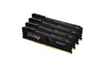 Модуль памяти для компьютера DDR4 128GB (4x32GB) 3200 MHz Fury Beast Black Kingston Fury (ex.HyperX) (KF432C16BBK4/128)