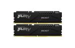 Модуль памяти для компьютера DDR5 32GB (2x16GB) 6000 MHz Fury Beast Black Kingston Fury (ex.HyperX) (KF560C36BBE2K2-32)