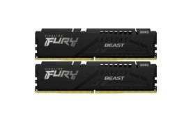 Модуль памяти для компьютера DDR5 32GB (2x16GB) 6000 MHz Fury Beast Black Kingston Fury (ex.HyperX) (KF560C36BBE2K2-32) - Фото