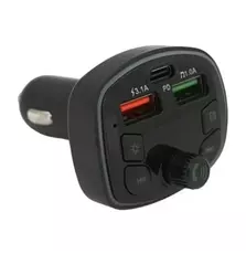 FM модулятор Voltronic Q7 с эквалайзером, 3.1A, PD18W, USB, TF (FM-Q7EQ)