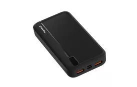 Батарея універсальна ColorWay 20 000 mAh PD/22.5W, QC/3.0, black (CW-PB200LPA4BK-PD) - Фото