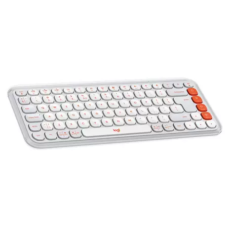 Клавиатура Logitech POP Icon Keys Bluetooth Off-White (920-013072) - Фото 9