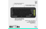 Комплект Logitech POP Icon Combo Bluetooth RU Graphite (920-013156)