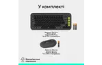 Комплект Logitech POP Icon Combo Bluetooth RU Graphite (920-013156)