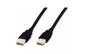 Кабель для передачі даних USB 2.0 AM/AM 3.0m ASSMANN (AK-300100-030-S) - Фото