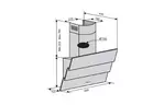 Вытяжка кухонная VENTOLUX RIALTO 60 BK (1000) TRC IT