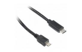 Дата кабель USB 2.0 Type-C to Micro 5P 1.0m Cablexpert (CCP-USB2-mBMCM-6) - Фото