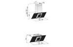 Вытяжка кухонная ZIRTAL PANDA 90 WH