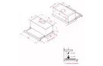 Вытяжка кухонная PERFELLI TL 6111 BL