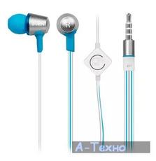 Наушники SVEN SEB-190M серебристо-голубой (SEB-190M silver-blue)