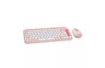 Комплект Logitech POP Icon Combo Bluetooth UA Rose (920-013142)