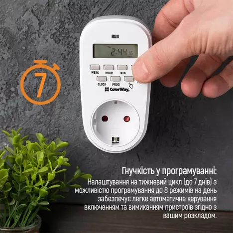 Умная розетка ColorWay CW-STE01-7D - Фото 10