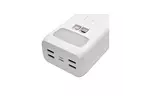 Батарея универсальная Denmen DP31 30000mAh PD/20W, QC/22,5W, flashlight, cable (DP-31WH)