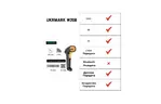 Сканер штрих-кода UKRMARK EV-W208 2D, беспроводной, USB (900564)