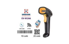 Сканер штрих-коду UKRMARK EV-W208 2D, wireless, USB (900564) - Фото Сканер штрих-коду UKRMARK EV-W208 2D, wireless, USB (900564) - Фото